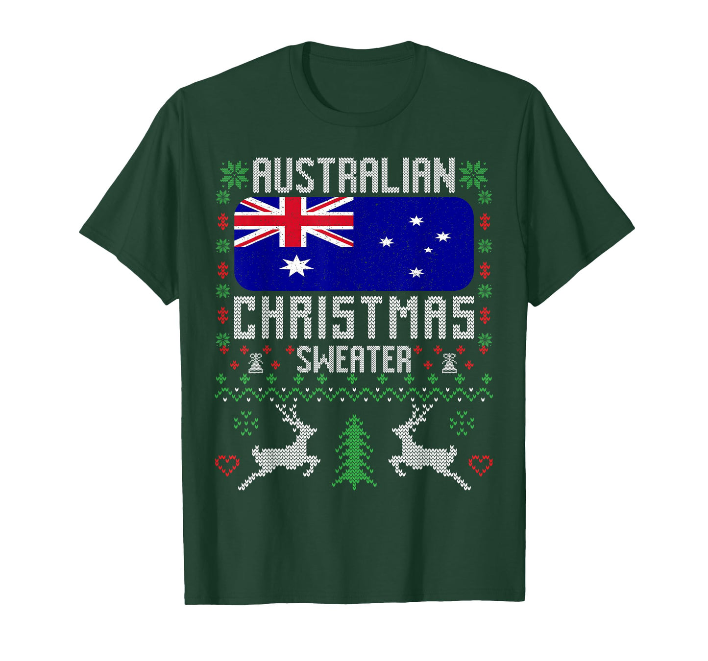 Australia Flag Australian Christmas Sweater T-Shirt
