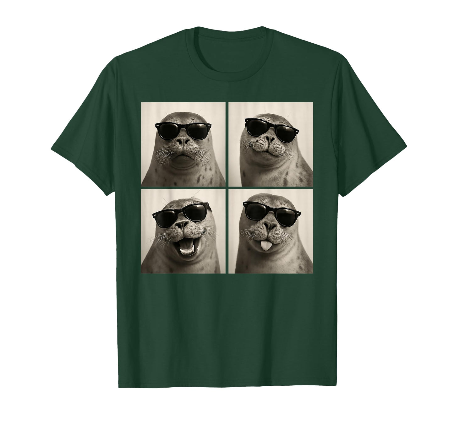 Funny Seal Lover Cute Seal Photo Booth T-Shirt