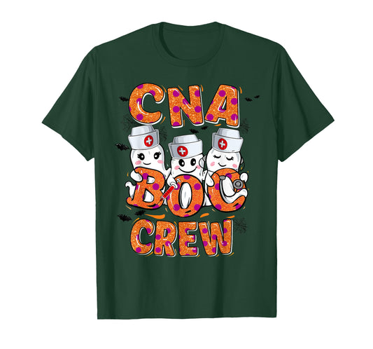 CNA Shirts Halloween CNA boo crew Halloween Nurse Assistant T-Shirt