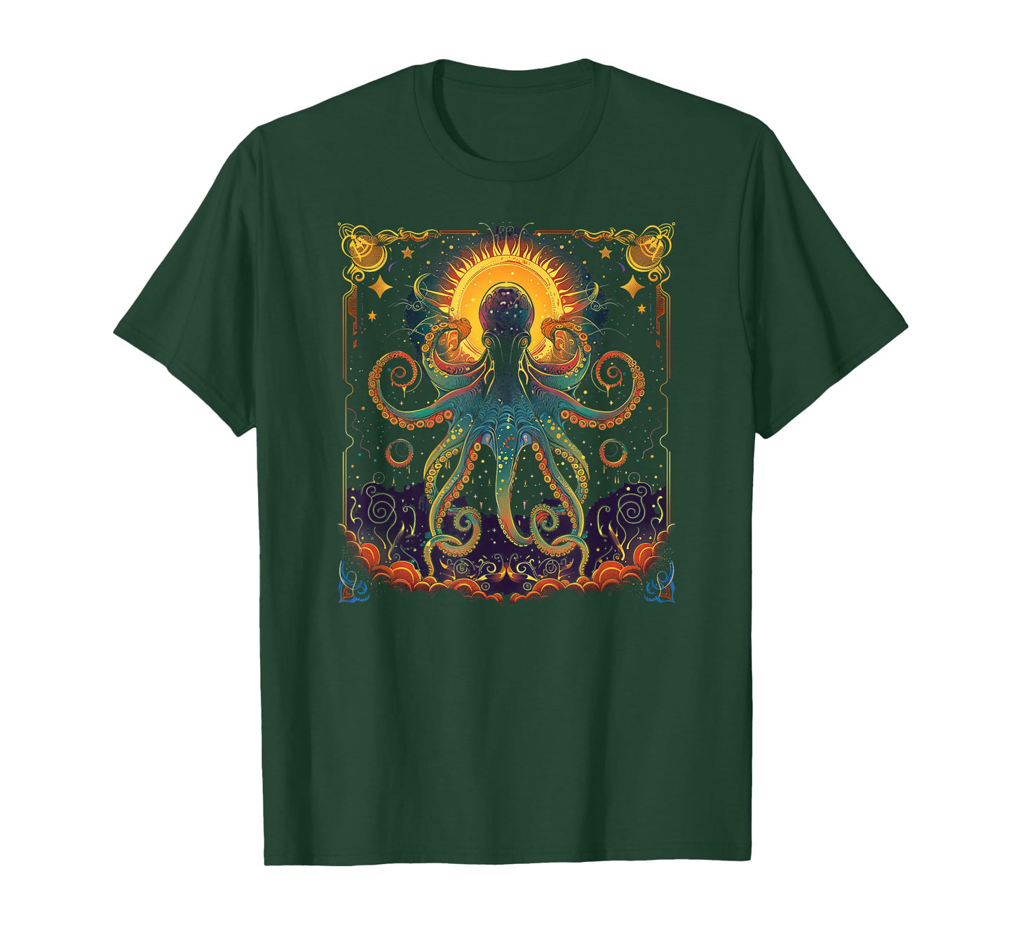 Cosmic Octopus | Men Women T-Shirt (XS-6XL) | Graphic T-Shirt