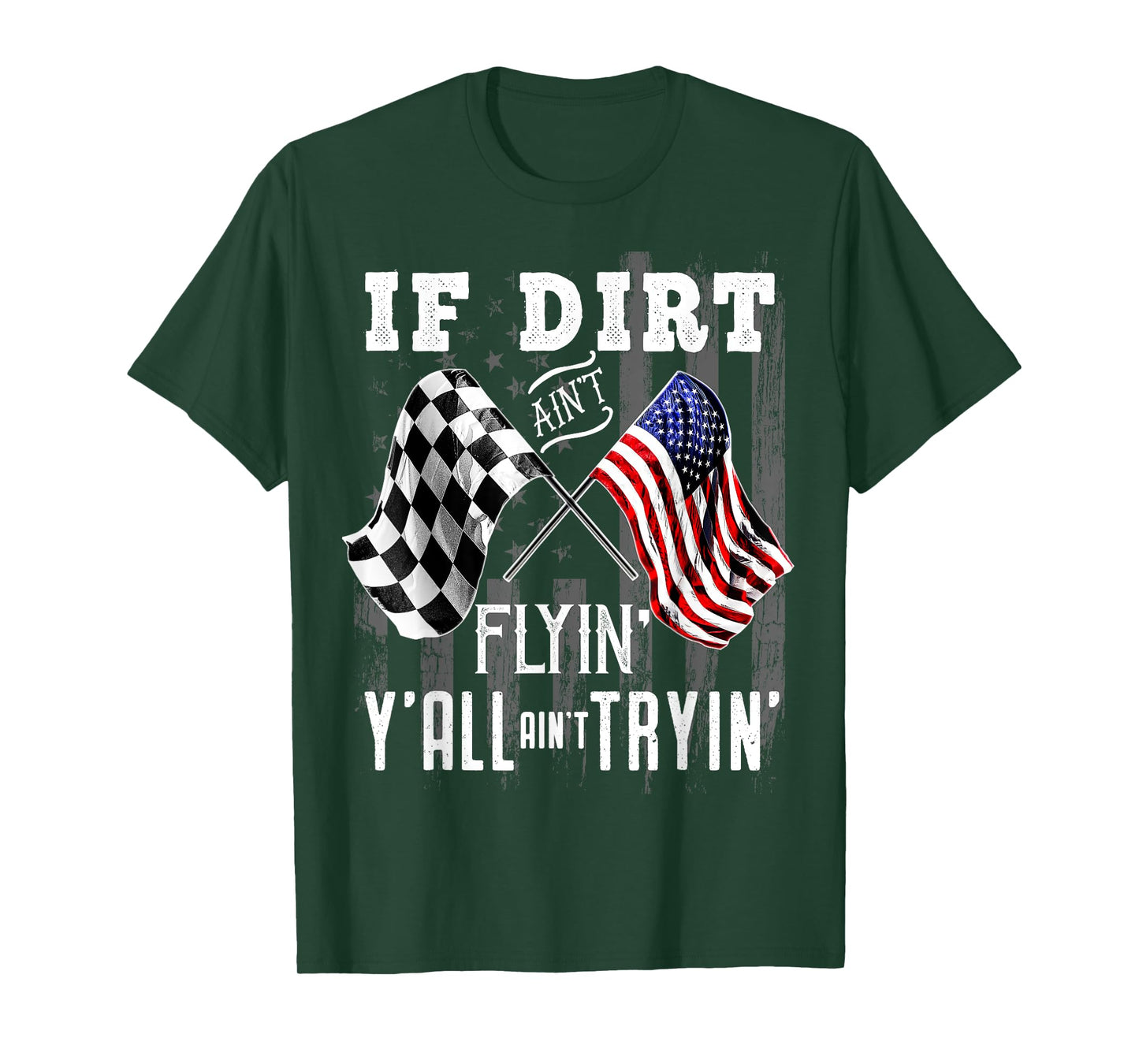 Dirt Track Racing Motocross Stock Car Racing T-Shirts Gift T-Shirt