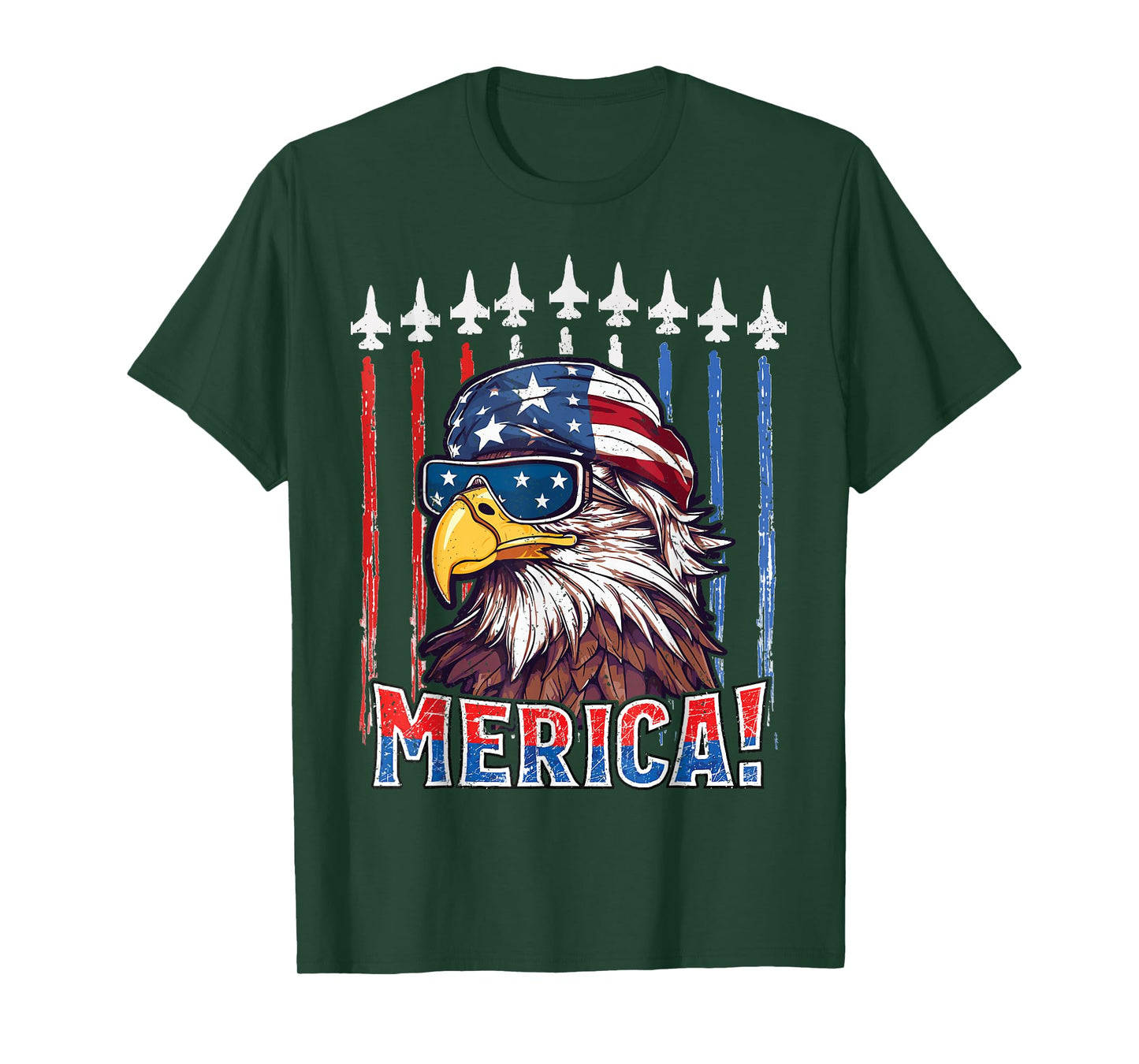Merica Eagle 4th of july Patriotic freedom Eagle mullet T-Shirt