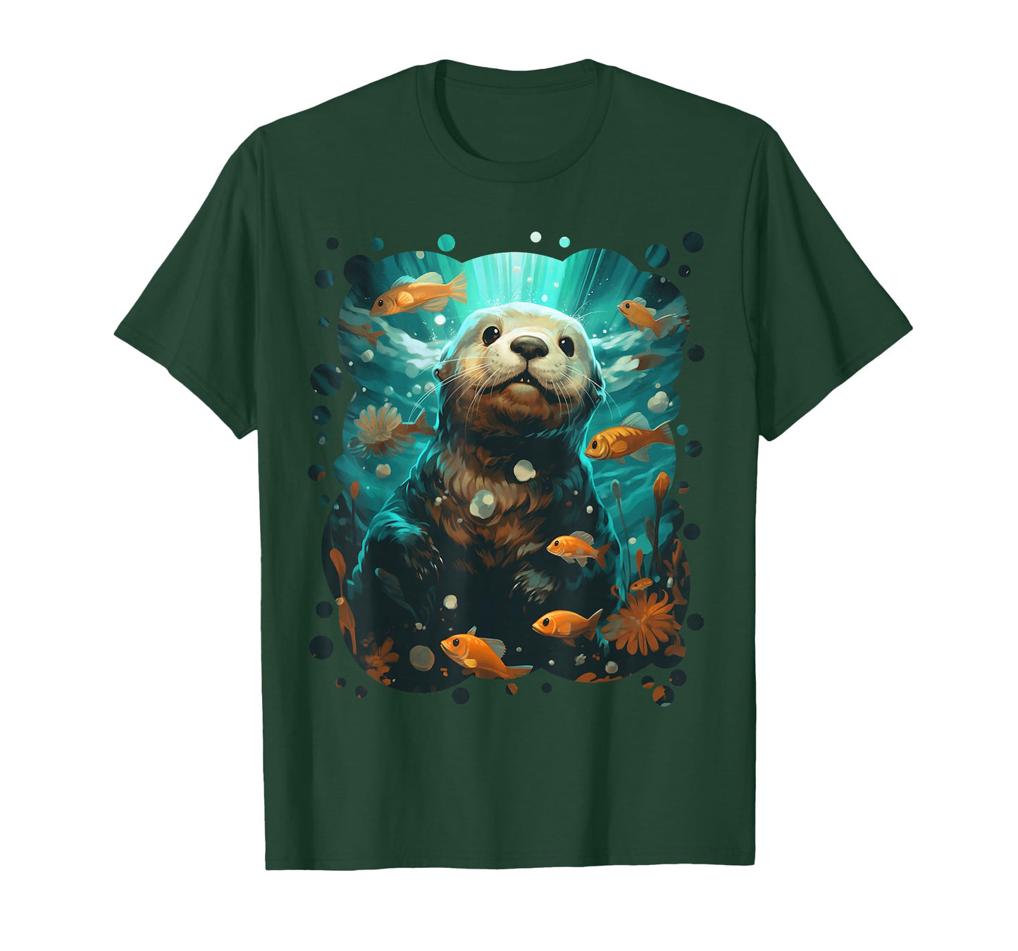 Cute Sea Otter Animal Nature Lovers Graphic T-Shirt