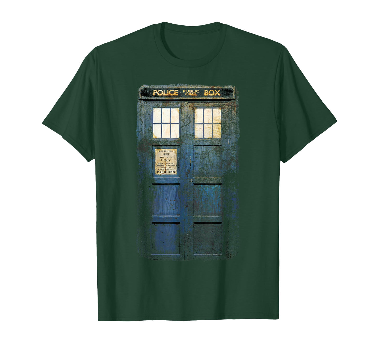 Cosplay Tardis Distressed Time-Traveller Sci-Fan T-Shirt