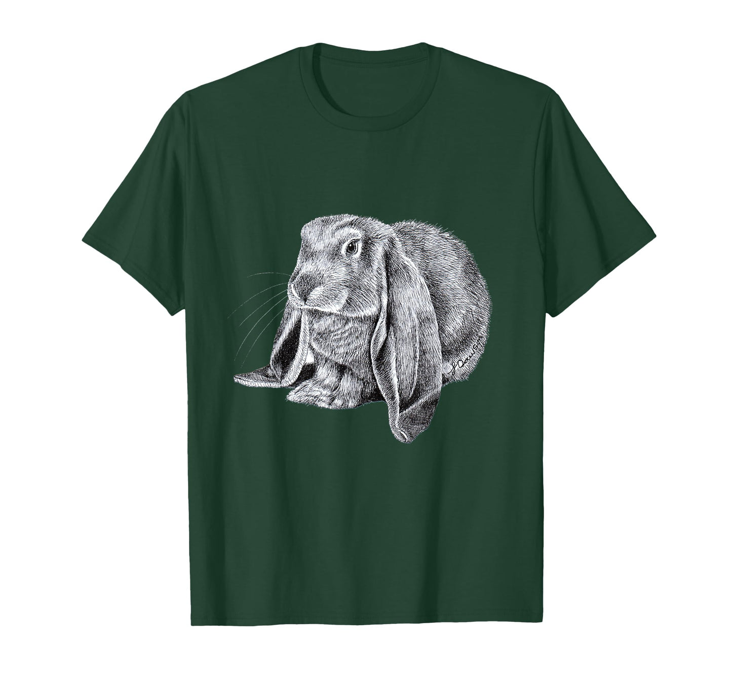 Cute English Lop Eared Bunny Rabbit T-Shirt