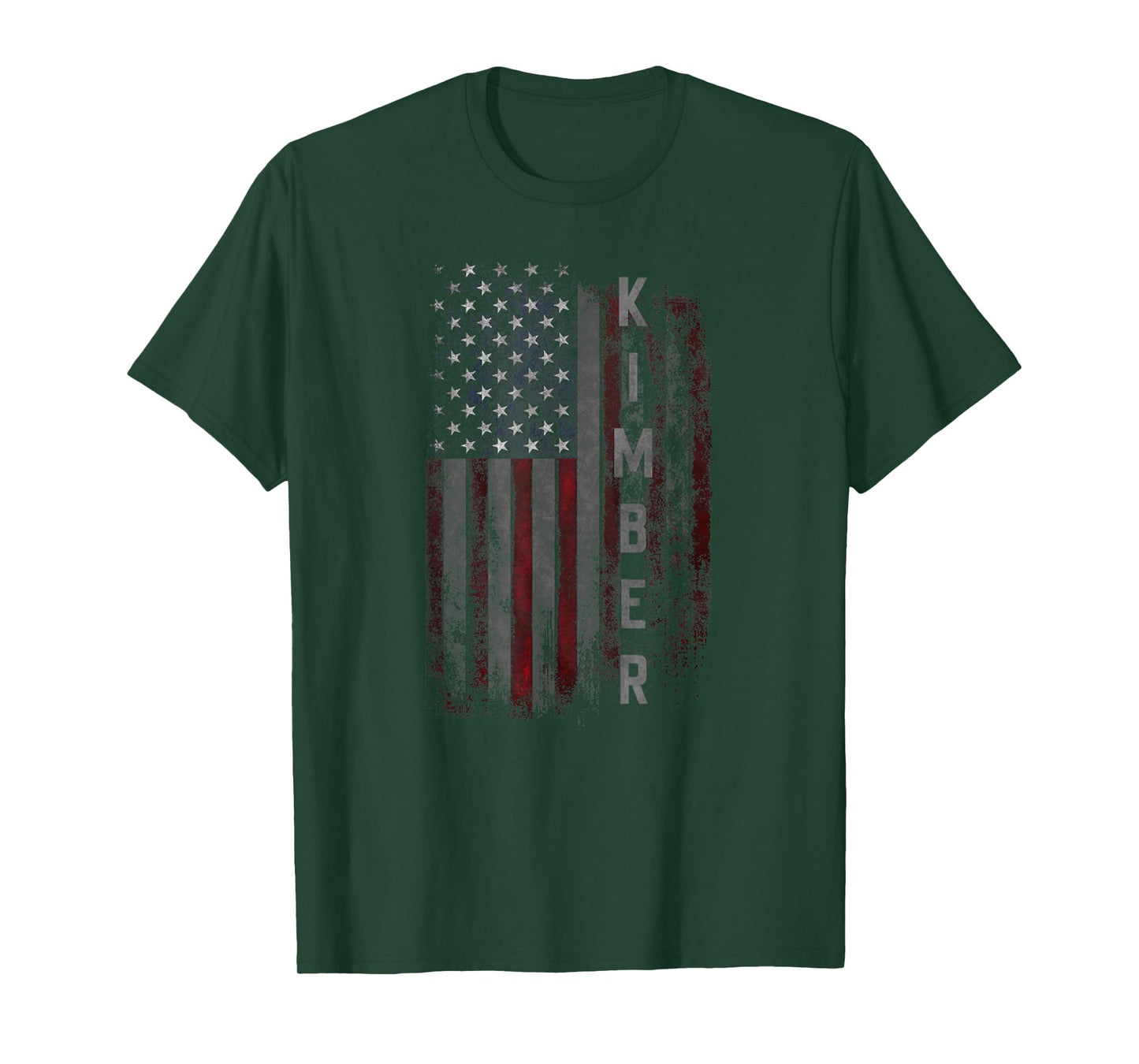 Kimber Family American Flag T-Shirt Gift for Men T-Shirt