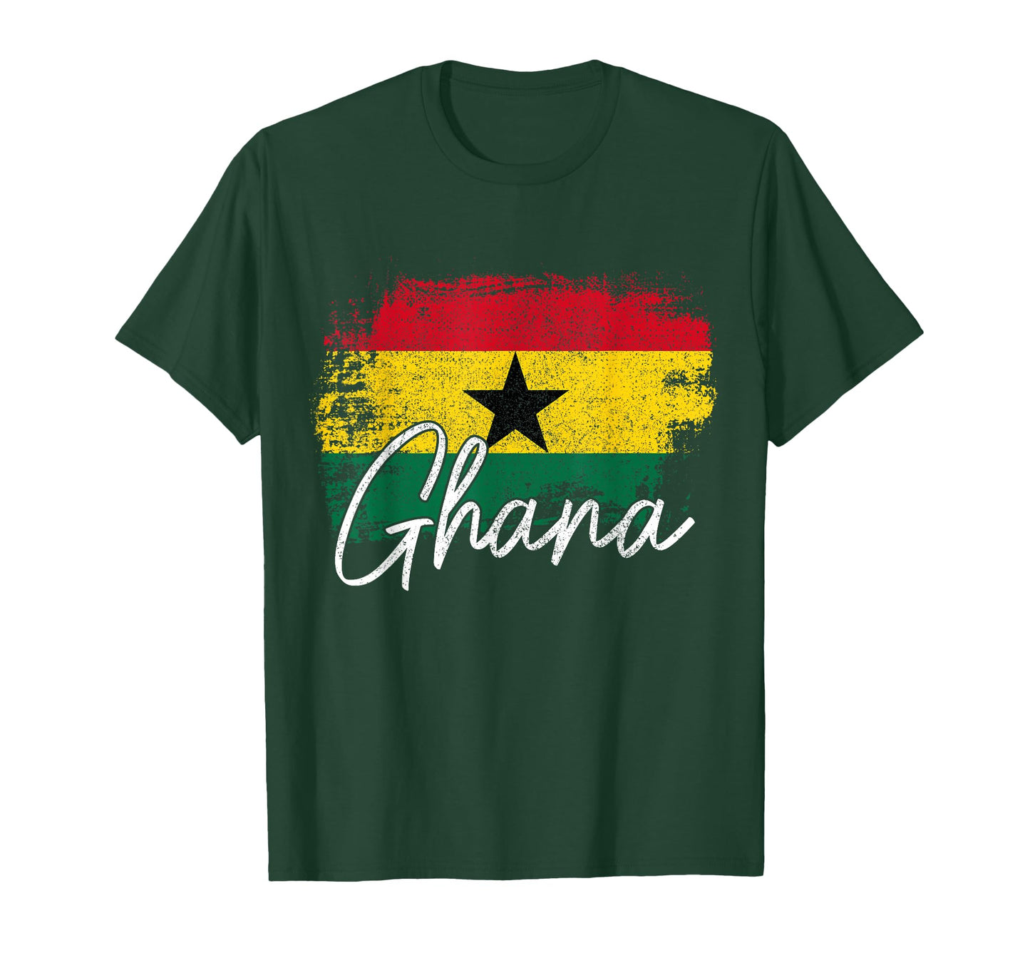 We Love Ghana Ghana Vintage Flag Ghanaian Pride Roots Africa T-Shirt