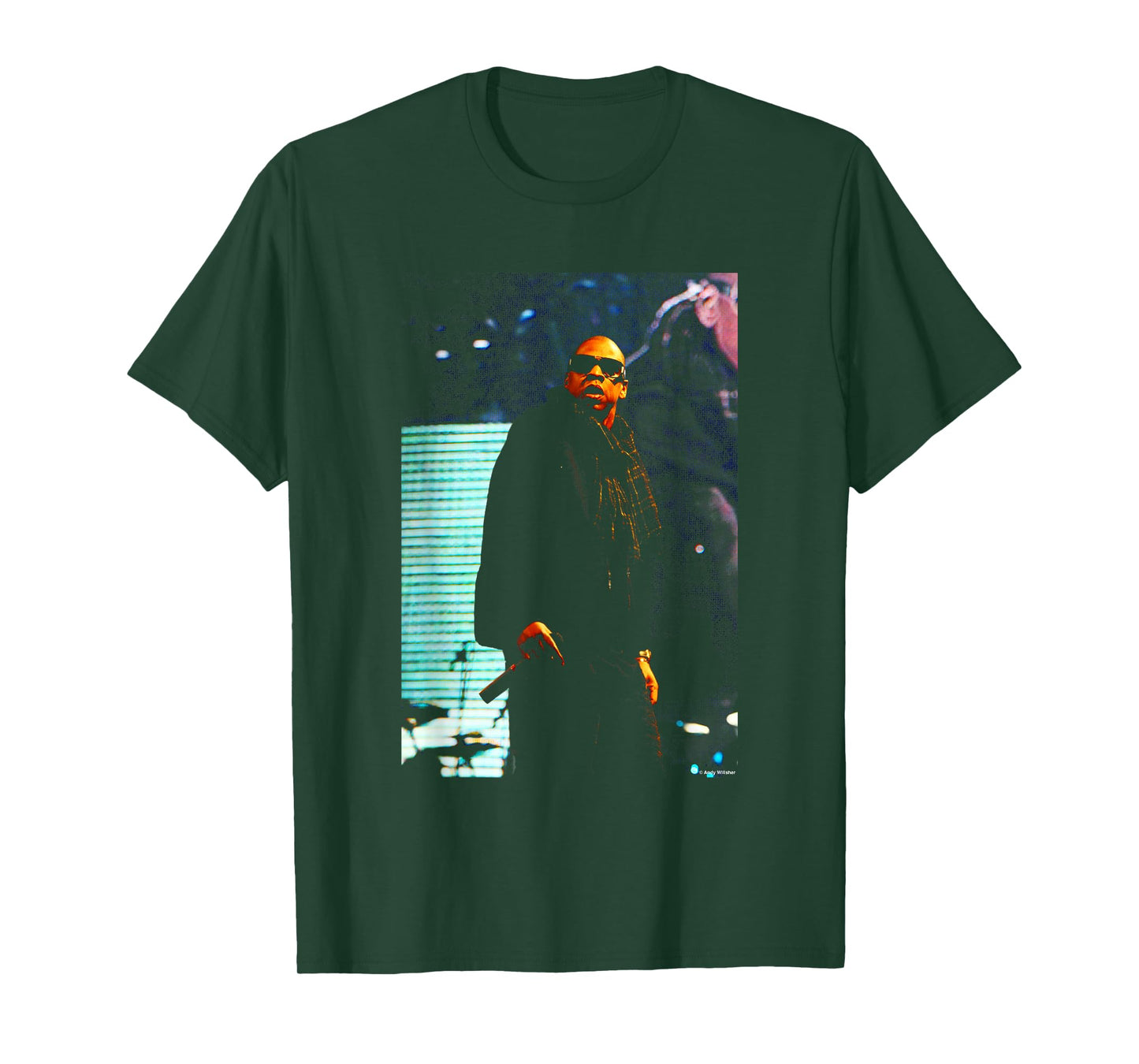 Rapper Jay-Z at Glastonbury 2008 by Andy Willsher T-Shirt