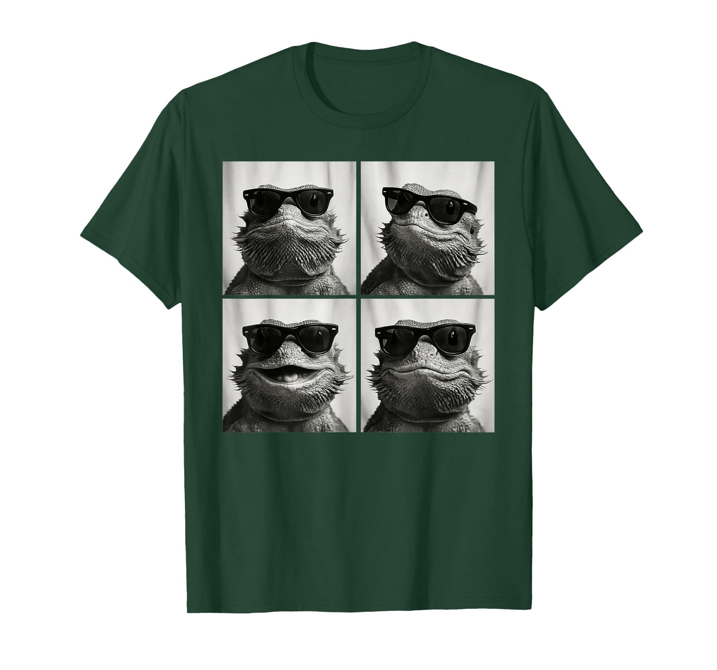 Funny Bearded Dragon Lover Cute Beardie Lizard Photo Booth T-Shirt