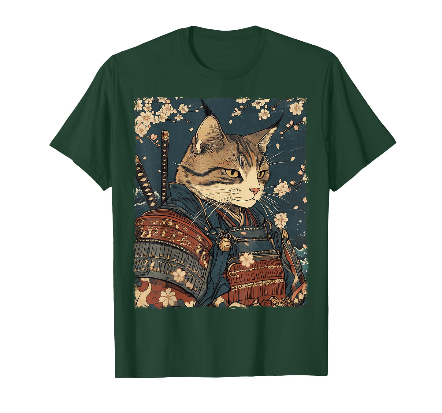 Funny Graphic Cat Japanese Anime T-Shirt