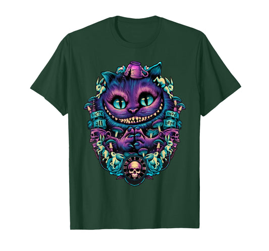 Cheshire Cat Shirt Alice in Wonderland Graphic T-Shirt