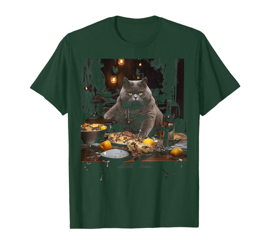 Chartreux Cat Eyes Kitty Kitten Cat Artwork Cat Face T-Shirt