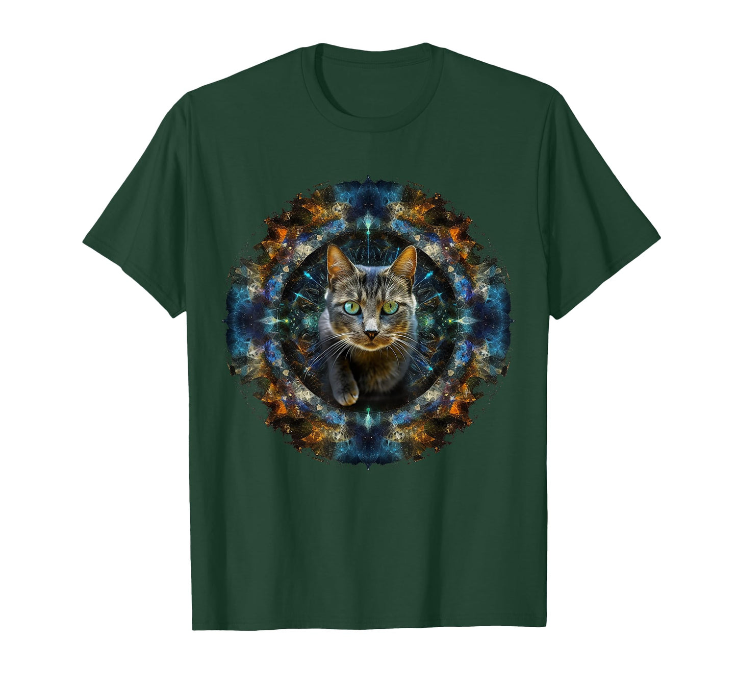 Cat Artwork Fantasy - Cat Motif Animal Cat T-Shirt for Men Women Kids