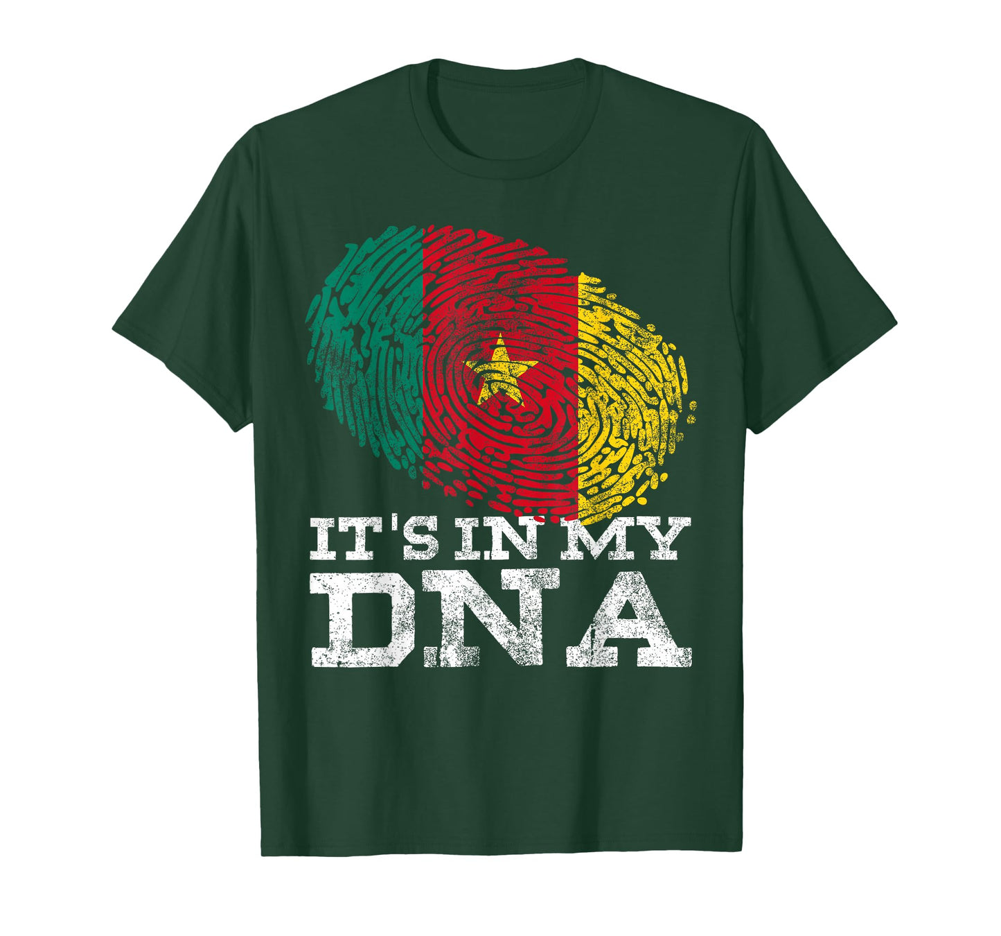 It's in My DNA Cameroonian Gifts African Cool Cameroon Flag T-Shirt