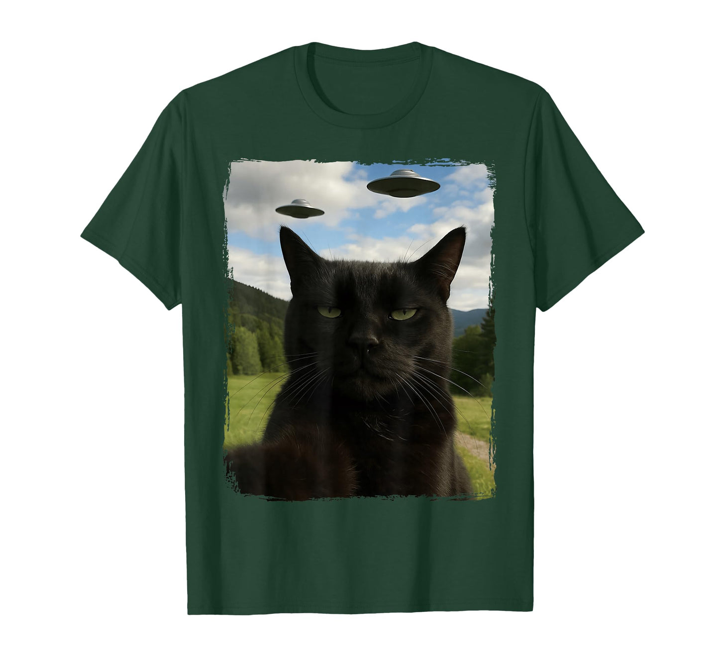 Cat UFO T-Shirt