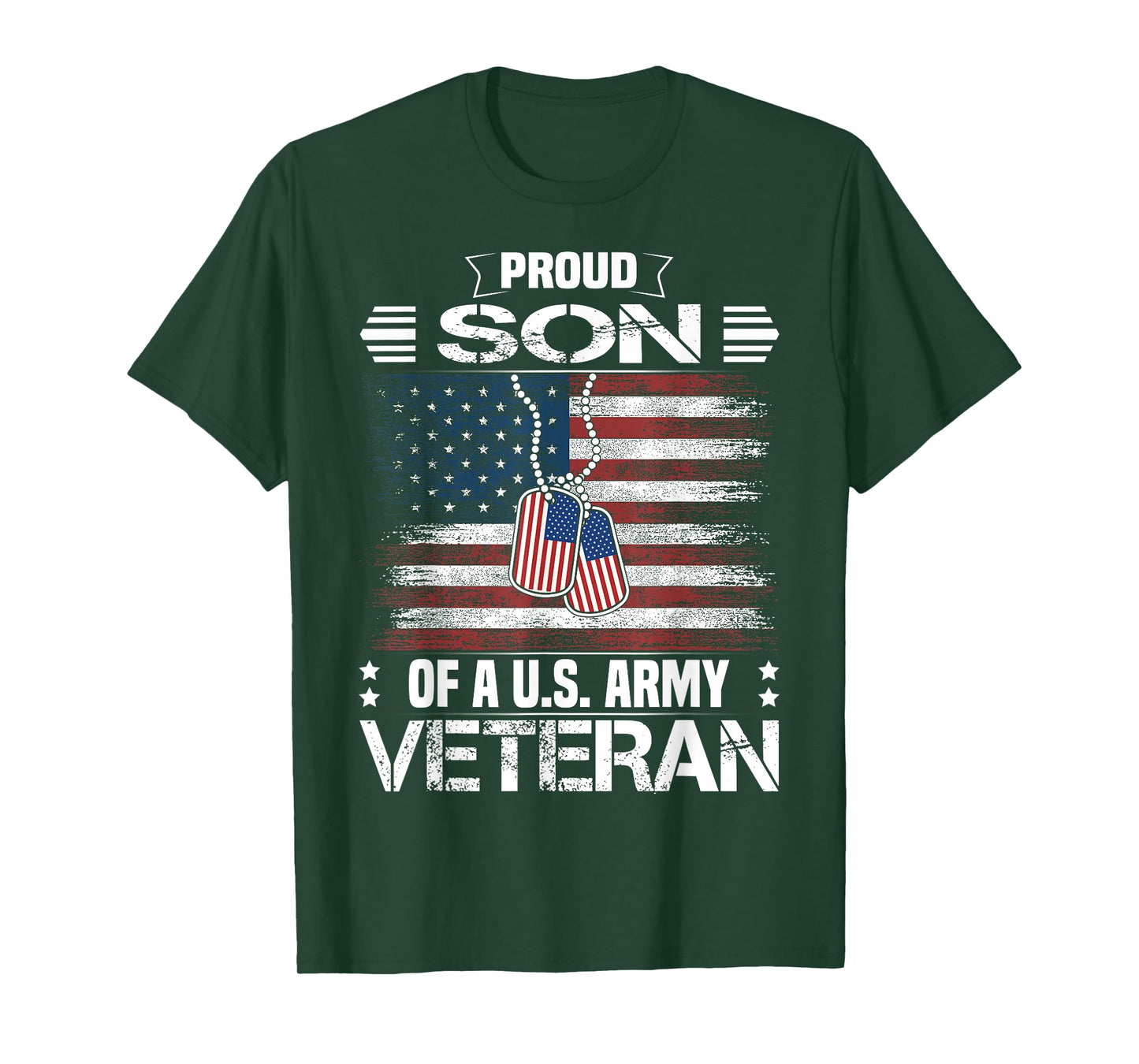 Proud Son of A US Army Veteran Day Family Matching T-Shirt
