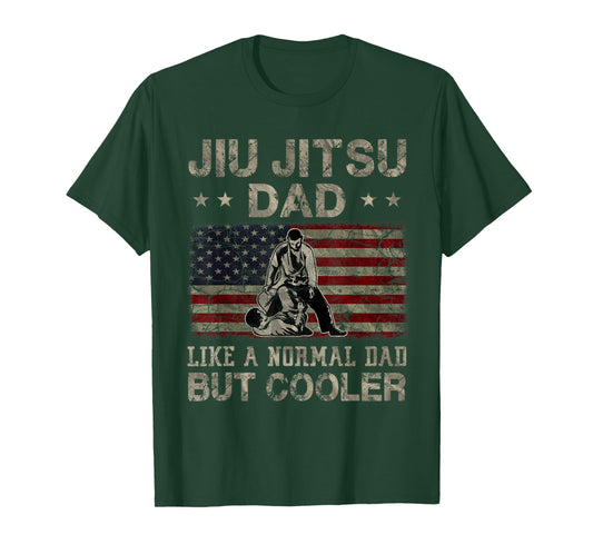 Jiu Jitsu Dad Like A Normal Dad But Cooler Father's Day T-Shirt