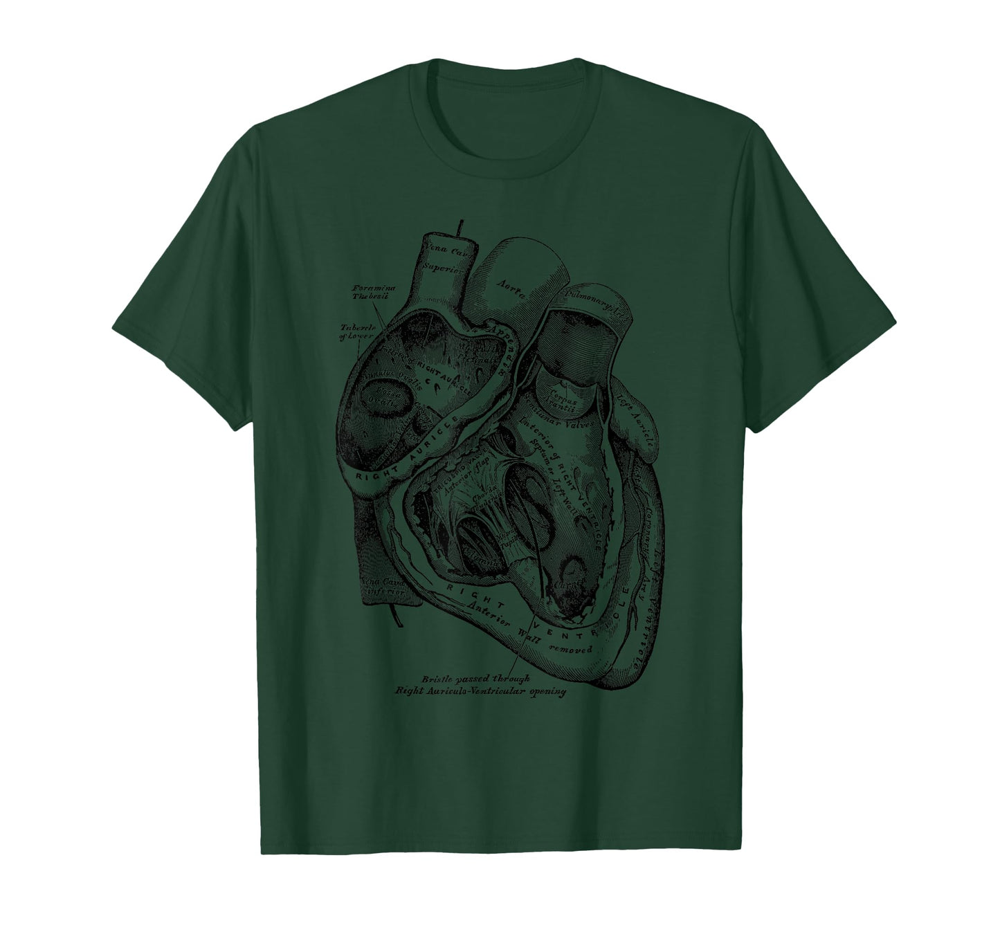 Anatomical Human Heart Medical Anatomy Vintage T-Shirt