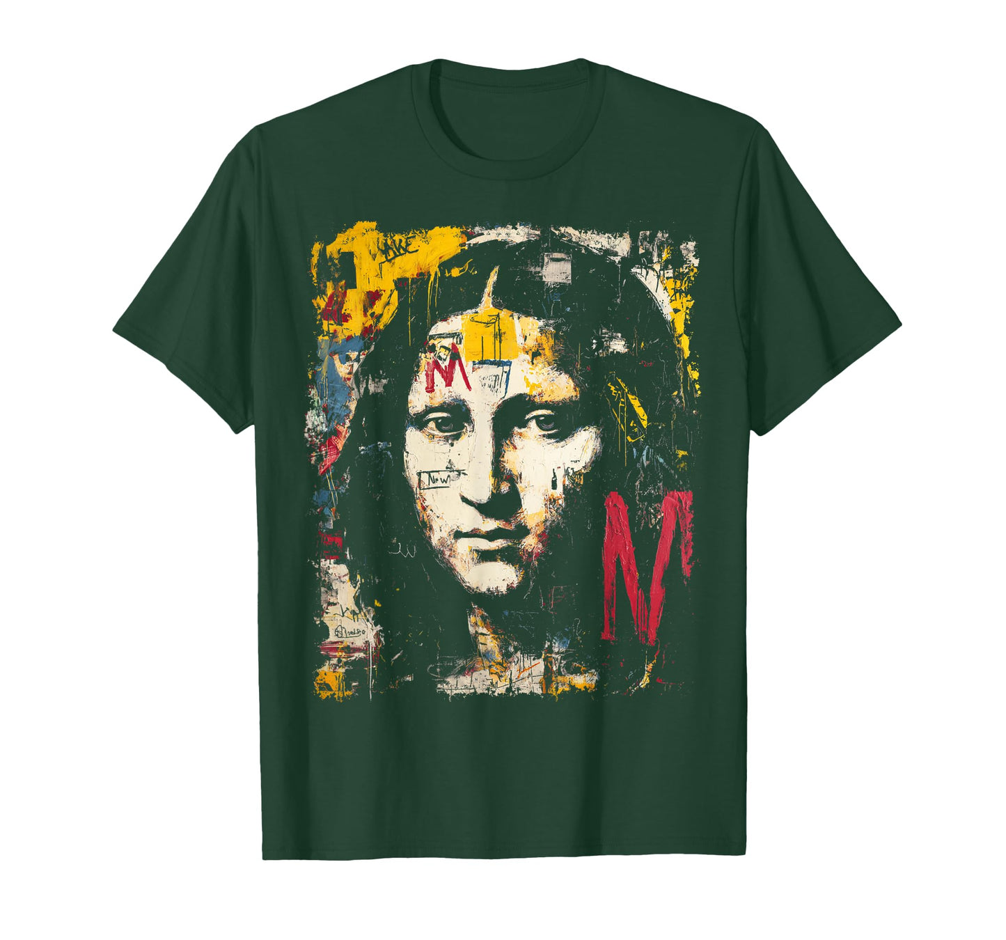 Pop Art Style Women's 80's Graffiti Graphic Designer T-Shirt