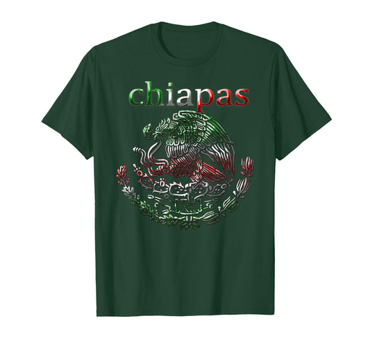 Chiapas Mexican shirts colt flag Mexico T-Shirt