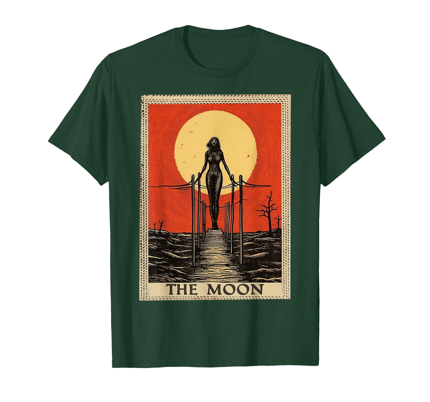 Classic Tarot Card The Moon T-Shirt