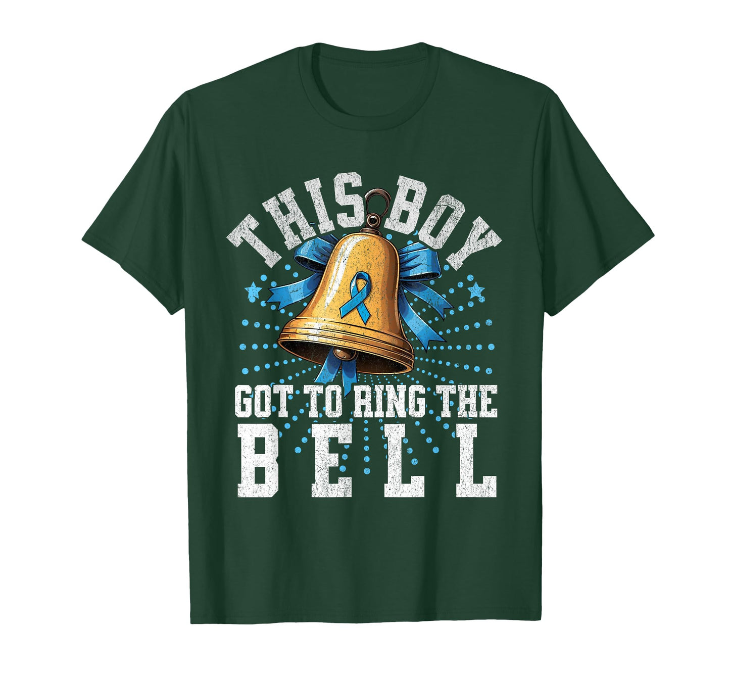 Cute Cancer Awareness Gift - This Boy Got To Ring The Bell T-Shirt