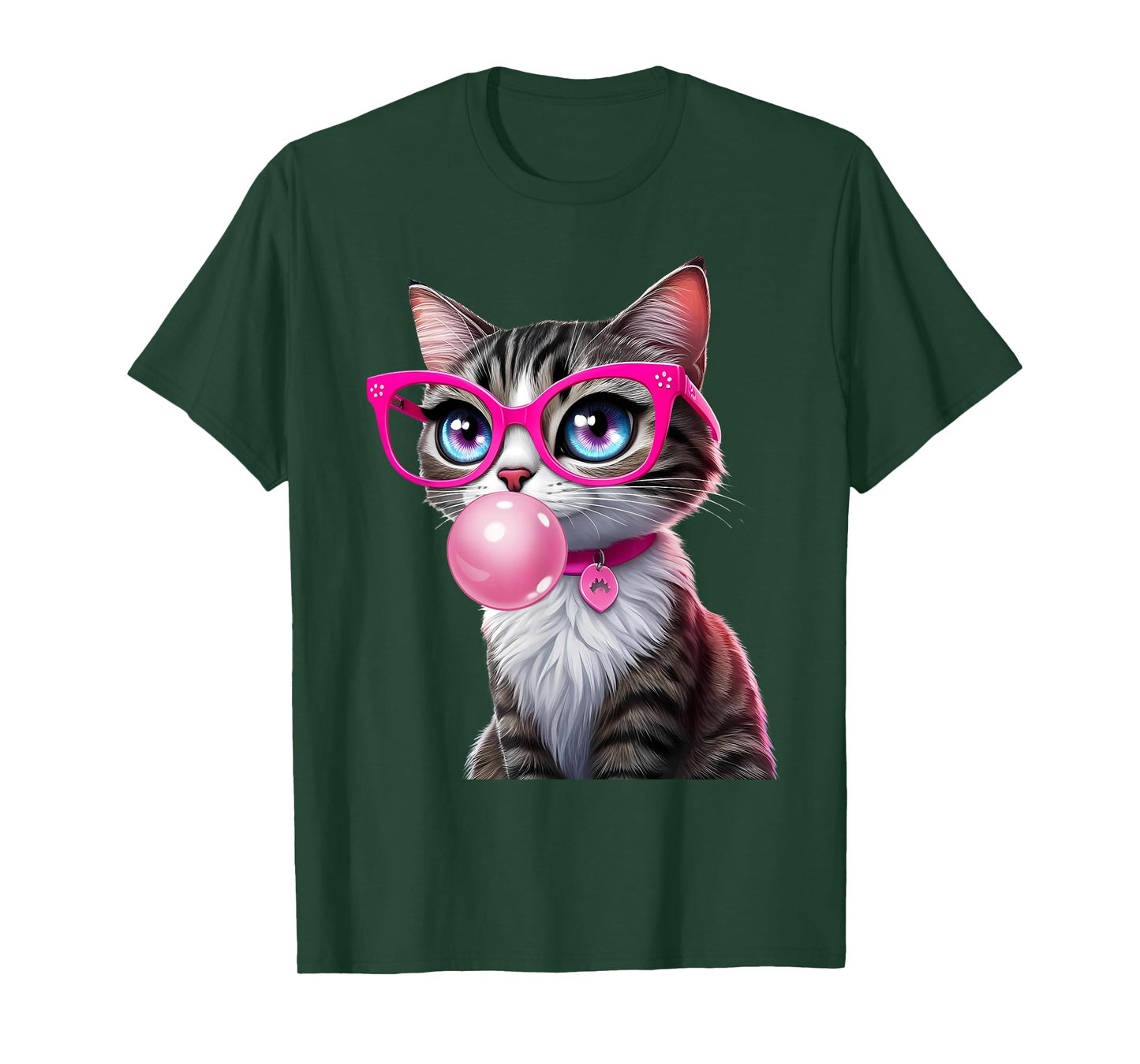 Cute Cat Tee for Women Funny Cat Lovers T-Shirt