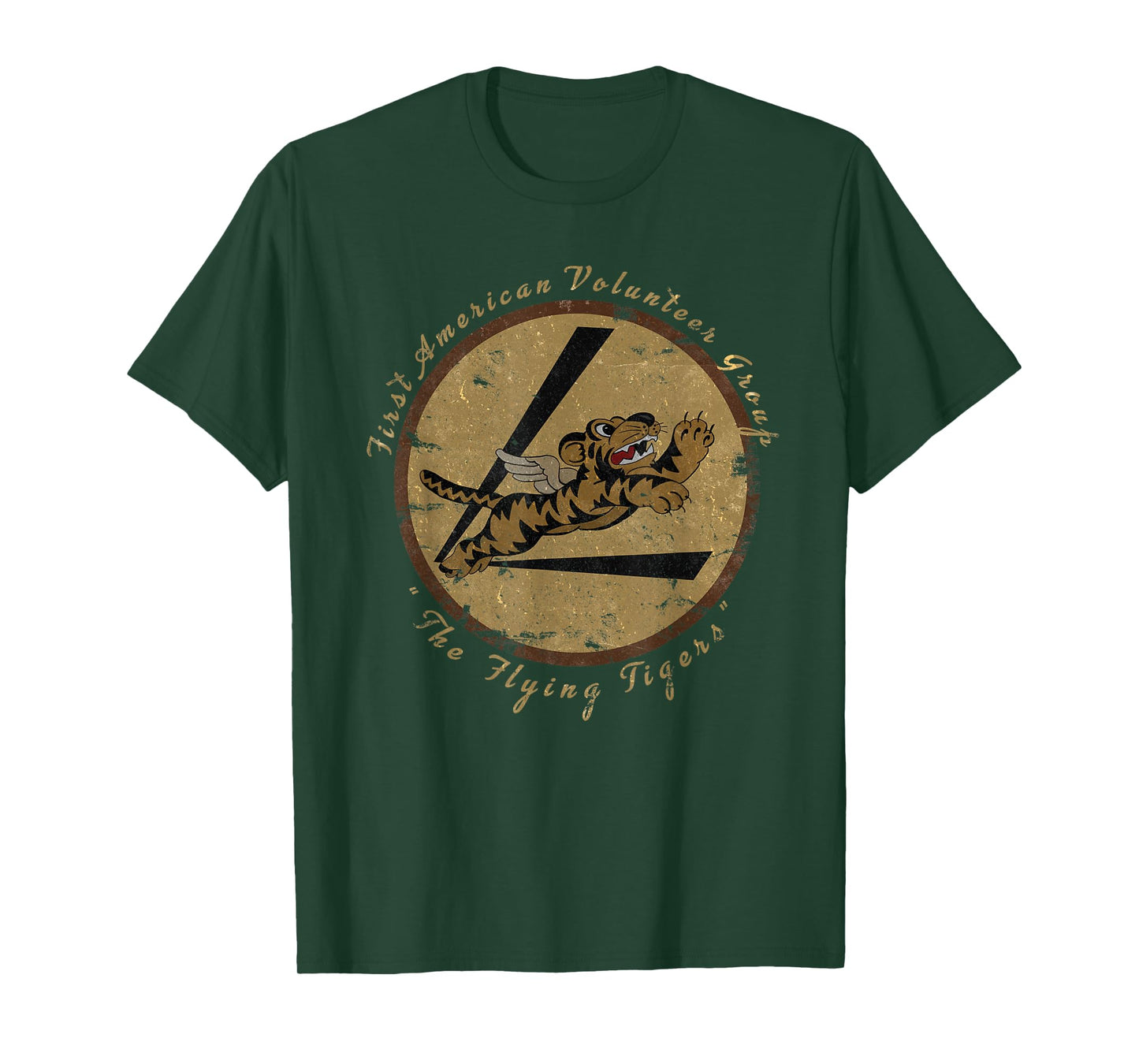 "Flying Tigers Squadron" WWII Vintage Insignia T-Shirt T-Shirt