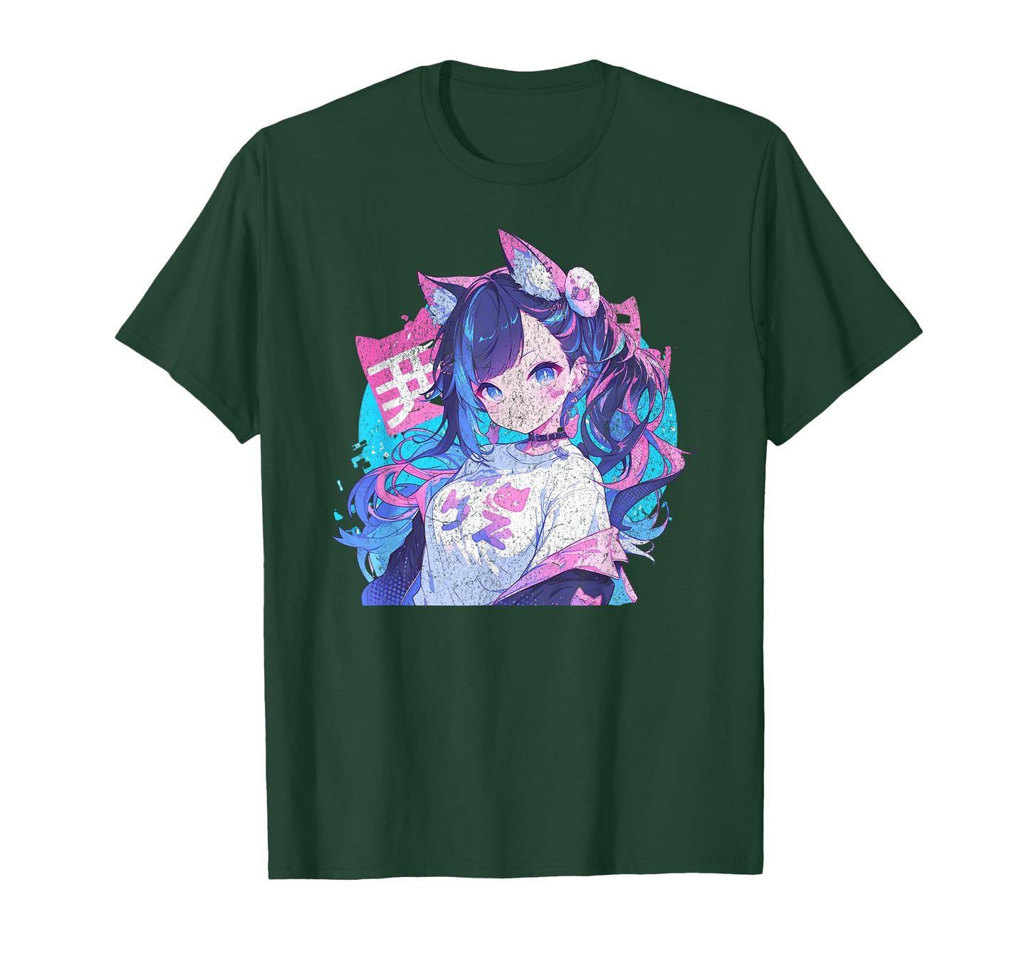 Anime Waifu Cute Cat Girl Manga Video Game Vtuber Sweet T-Shirt