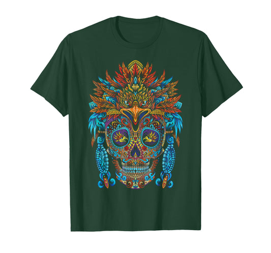 Aztec Warrior Mexico Mayan Native Mexican Aztec Chichimeca T-Shirt
