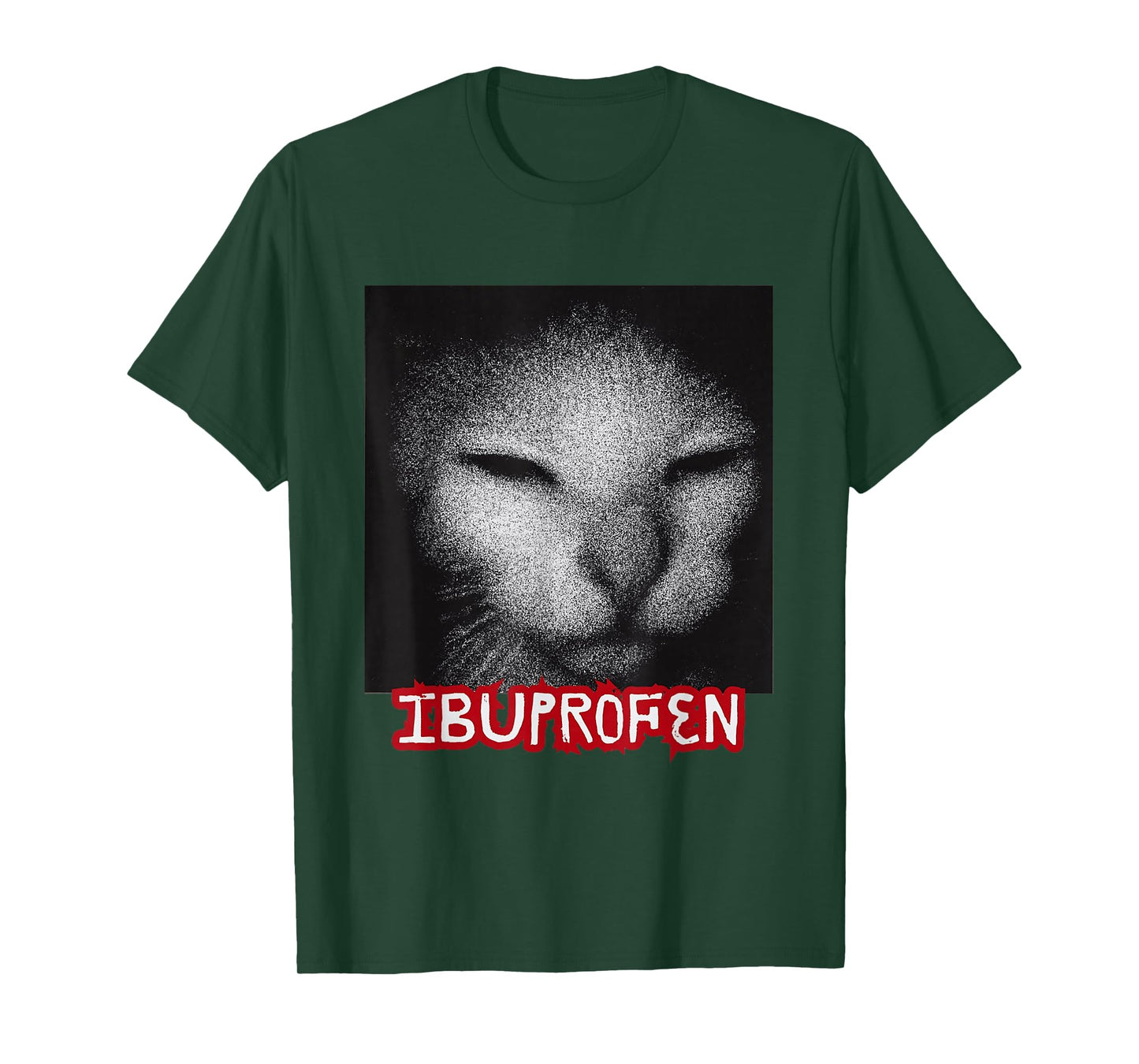 Ibuprofen Funny Cat Meme Vintage Unhinged Cringe T-Shirt