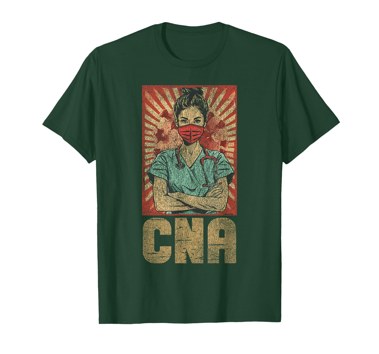 CNA Nurse Certified Nursing Assistant Retro Vintage Cna T-Shirt