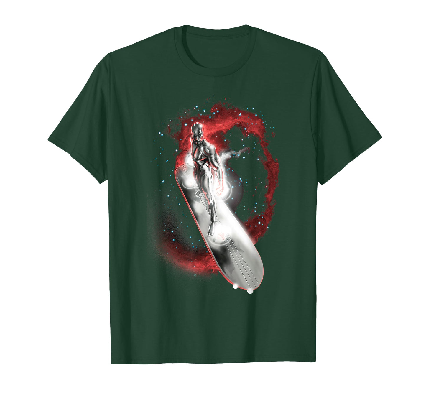 Marvel Fantastic Four Silver Surfer Epic Galaxy Portrait T-Shirt