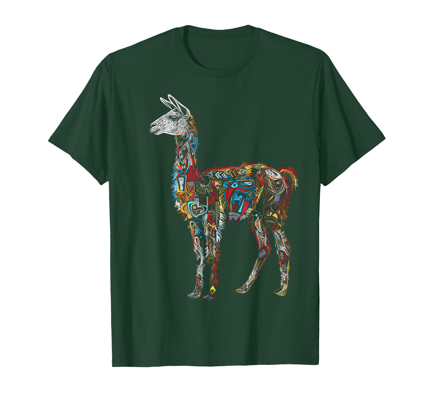 Alpaca Animal Art Graphic Motif Funny Llama T-Shirt