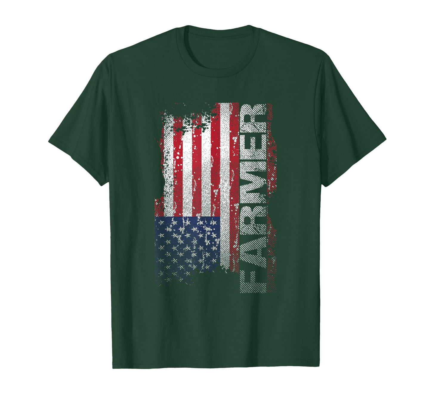 USA Flag Farmer T-Shirt, American Farmers Tee T-Shirt