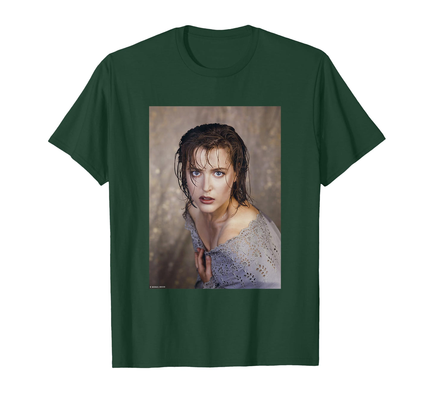 Gillian Anderson The X Files Dana Scully by Michael Grecco T-Shirt