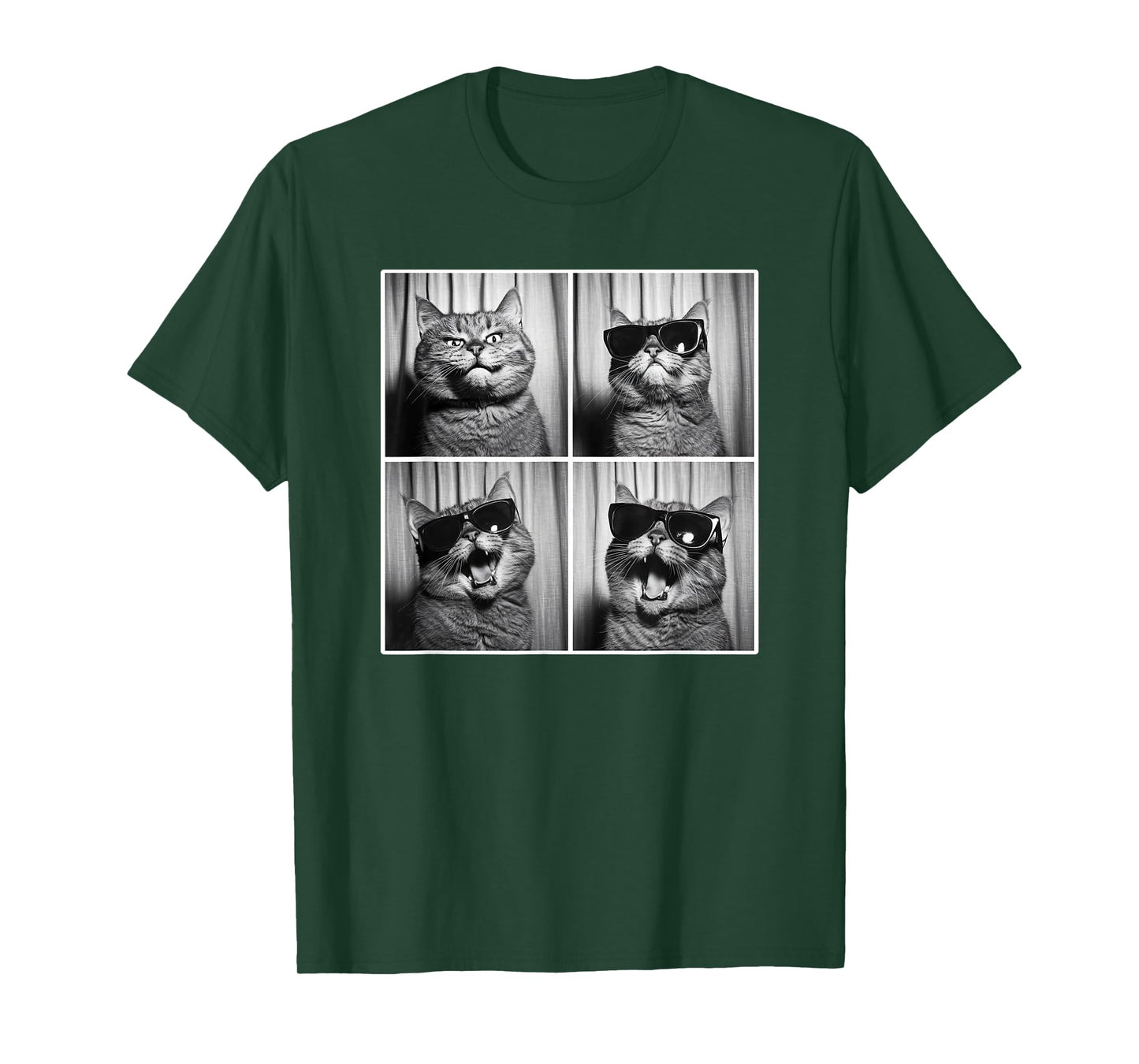 Photobooth Cat Selfie | Funny Cat With Sunglasses, Cat Lover T-Shirt