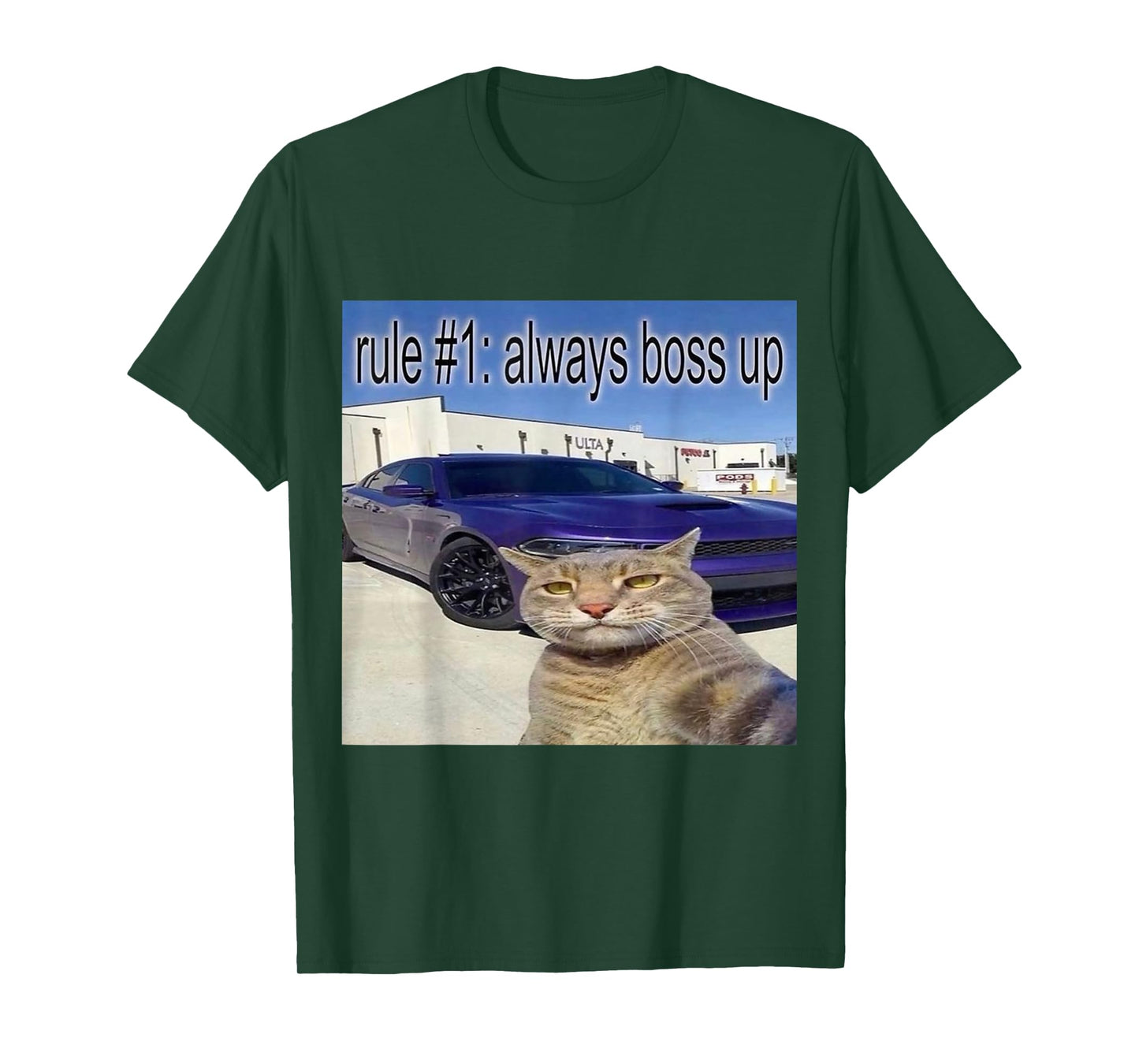Funny Rule Number 1 Always Boss Up Meme T-Shirt
