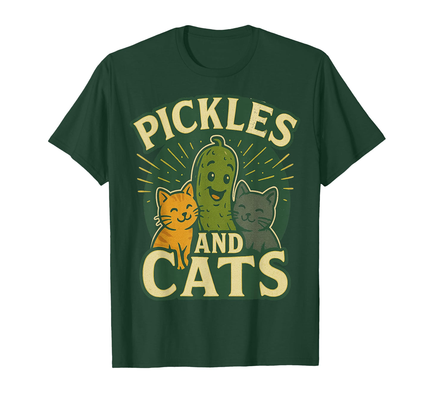 Pickles and Cats Cat Mom Owner Vet Tech Technician T-Shirt