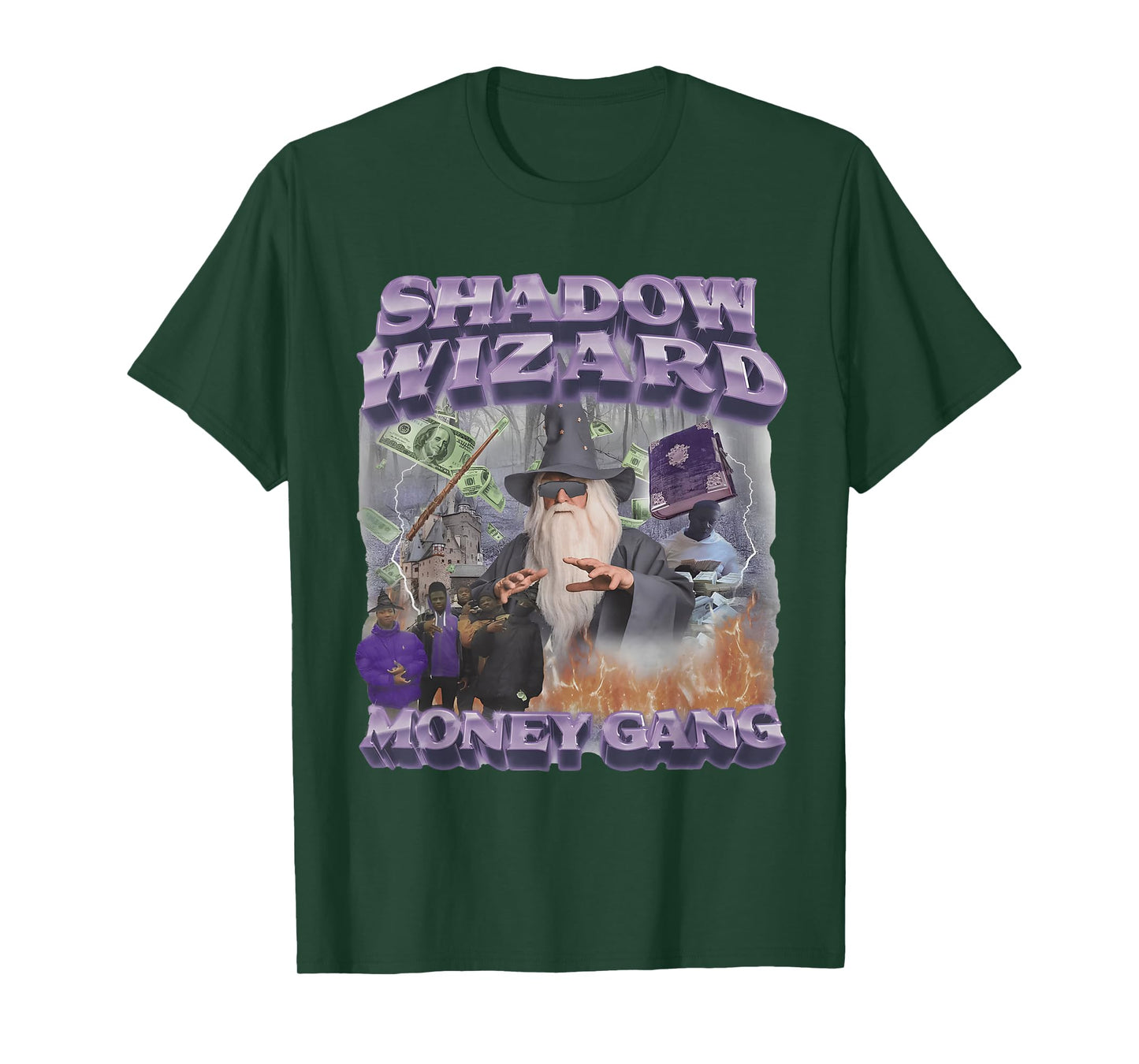Shadow Wizard Money Gang Viral Meme Sarcastic Ironic Gen Z T-Shirt