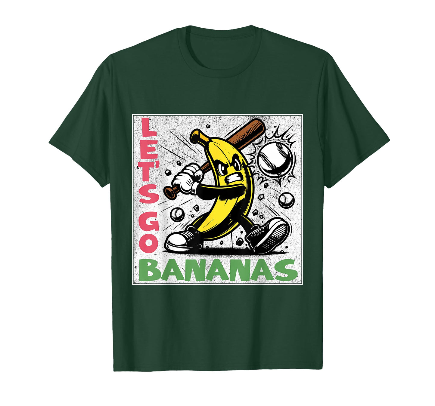 Let's Go Bananas Funny Banana Youth Kids Boys Girls T-Shirt