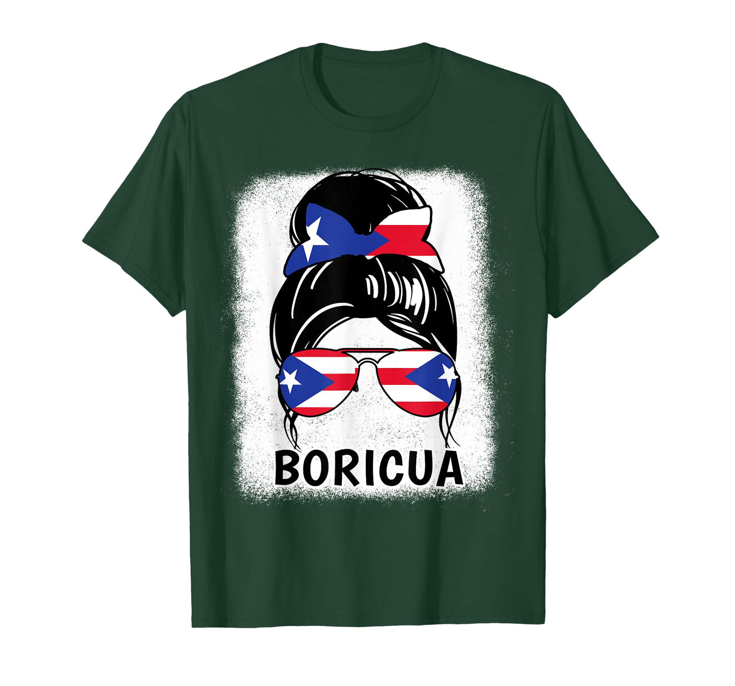 Puerto Rico Girl Boricua Rican Flag Women Hispanic Heritage T-Shirt