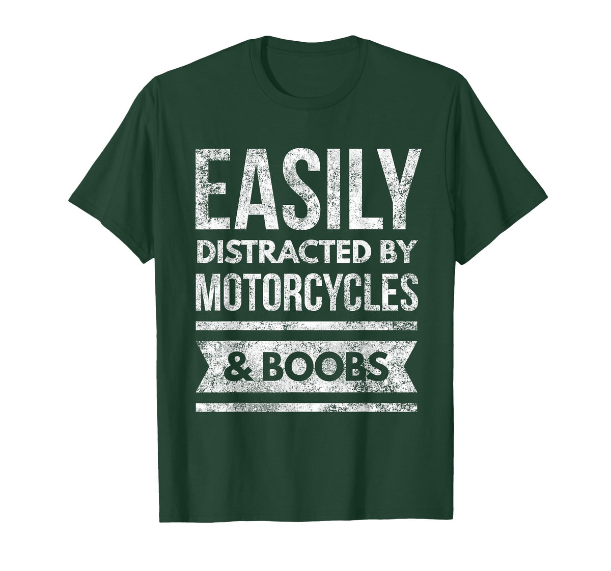 Motorcycles & Boobs Funny Rally Biker Motocross & Road T-Shirt