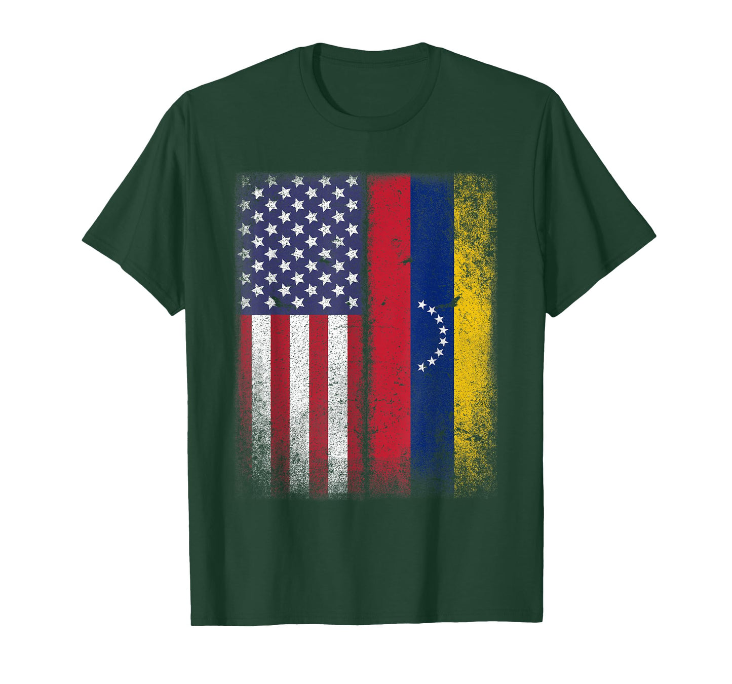 Venezuelan Roots American Grown Venezuela Usa Flag America T-Shirt