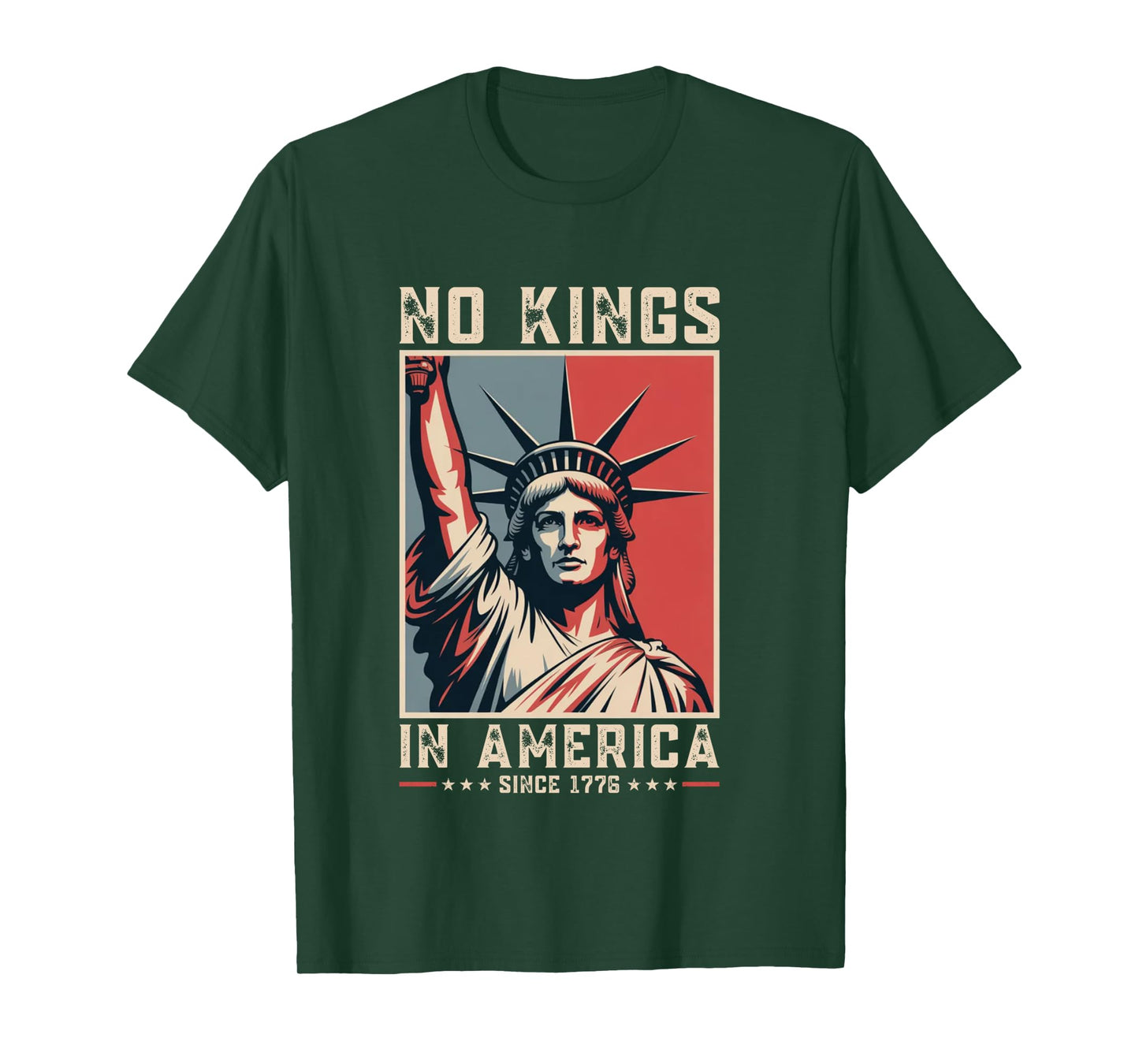 No Kings In America Since 1776 Political Protest Men Women Long Sleeve T-Shirt