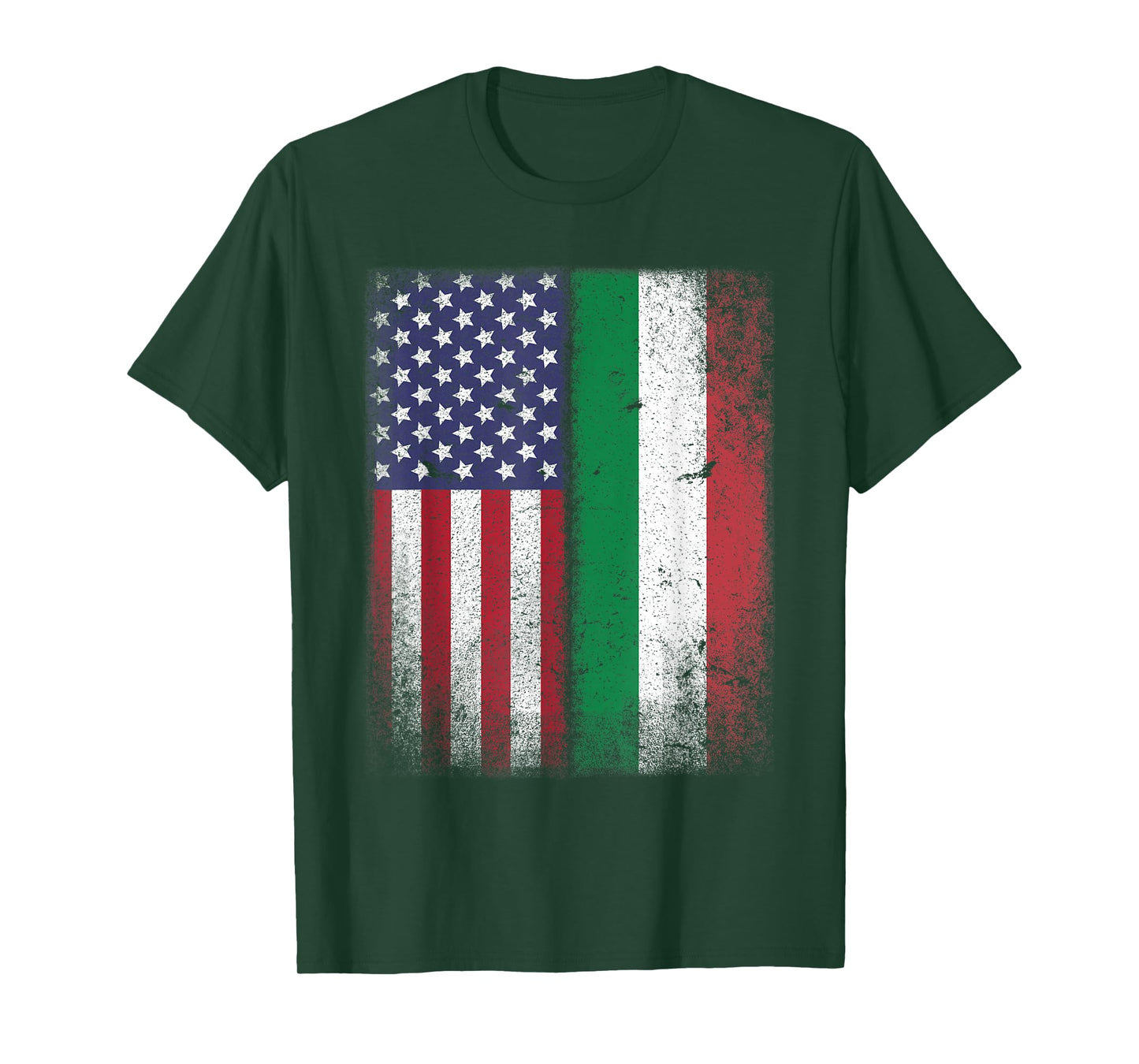 Italian Roots American Born Italia USA Flag America Italy T-Shirt