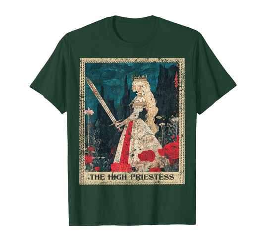 Tarot Card The High Priestess T-Shirt