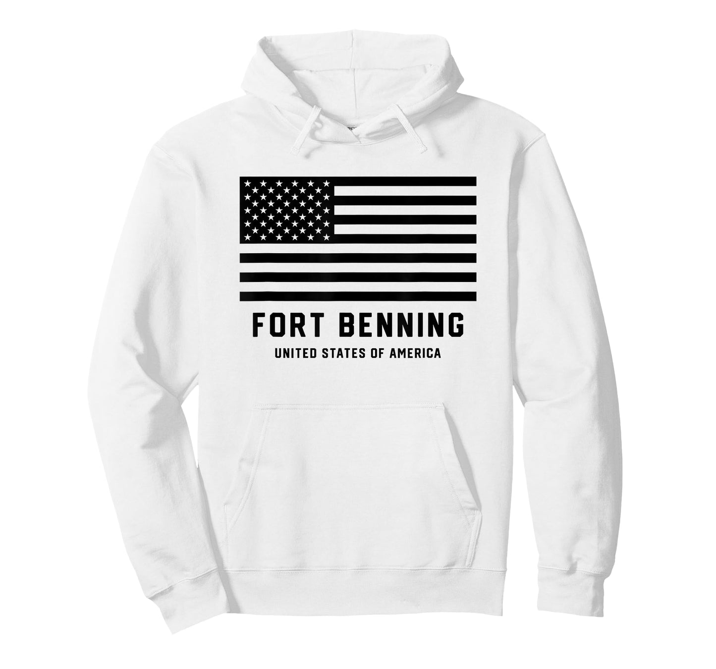 Fort Benning Georgia USA Military American Flag Armed Forces Women Kids Men T-Shirt