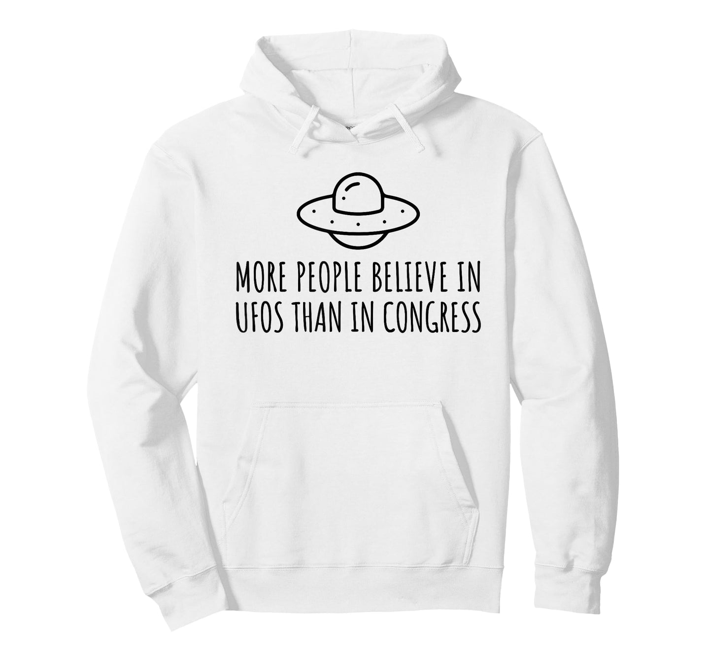 Funny More People Believe in UFOs Than in Congress UAP T-Shirt for Men Women