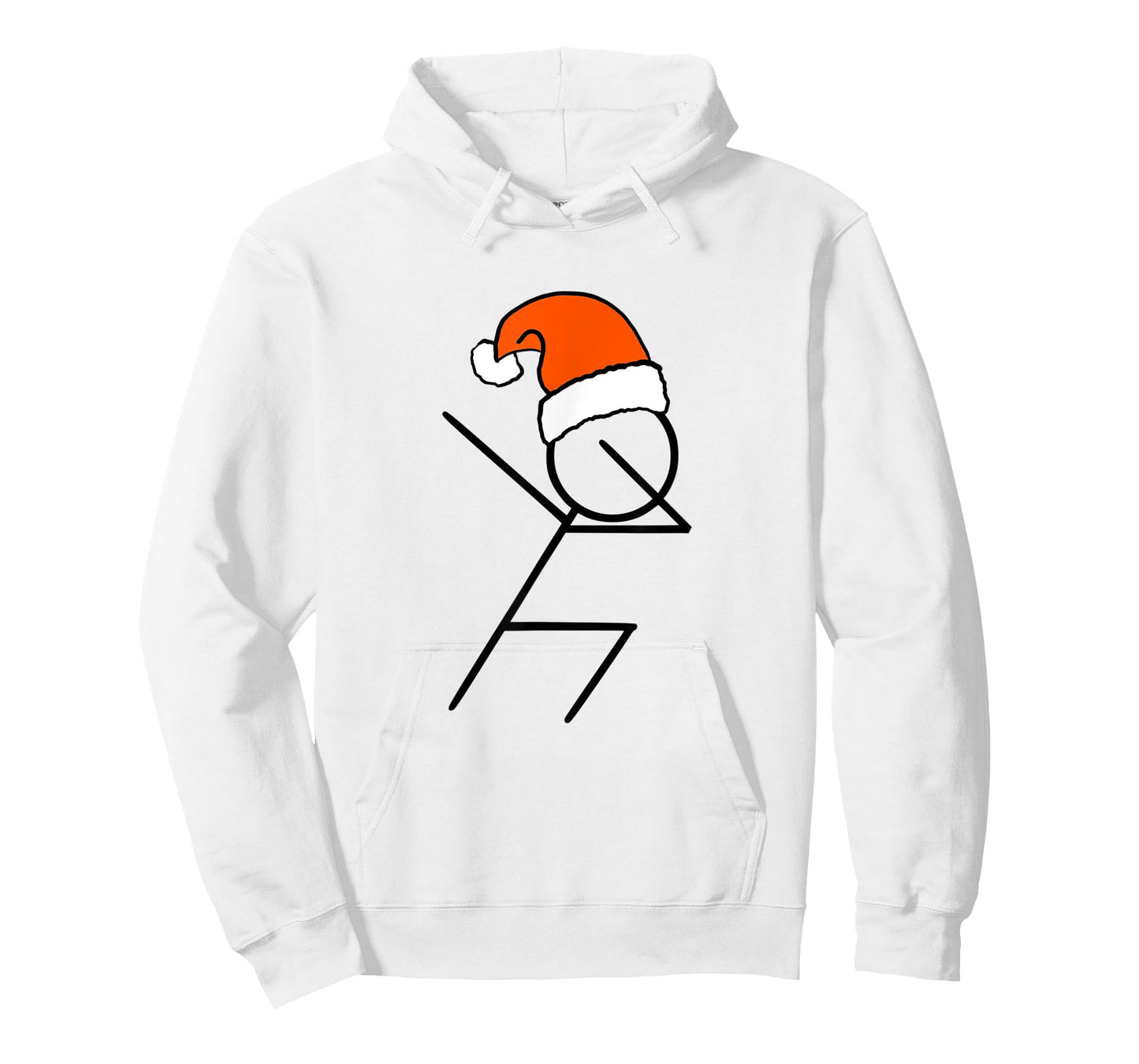 Dabbing Santa Funny Christmas Shirt Stick Figure Dab Dance T-Shirt